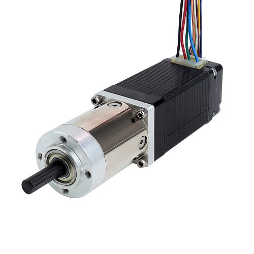Nema 11 Stepper Motor with  Gearbox Gear Ratio 14:1 & Magnetic Encoder 1000PPR(4000CPR) - 11HS20-0674D-PG14-AR4 | StepperOnline CA