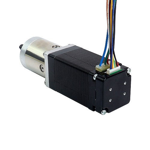 Nema 11 Stepper Motor with  Gearbox Gear Ratio 14:1 & Magnetic Encoder 1000PPR(4000CPR) - 11HS20-0674D-PG14-AR4 | StepperOnline CA