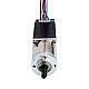 Nema 11 Stepper Motor with  Gearbox Gear Ratio 14:1 & Magnetic Encoder 1000PPR(4000CPR) - 11HS20-0674D-PG14-AR4 | StepperOnline CA