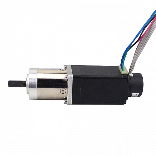 Nema 11 Closed-loop Geared Stepper L=51mm Gear Raio 14:1 Encoder 300PPR - 11HS20-0674D-PG14-E22-300 | StepperOnline CA Nema 11 Closed-loop Geared Stepper L=51mm Gear Raio 14:1 Encoder 300PPR - 11HS20-0674D-PG14-E22-300 | StepperOnline CA