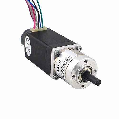 Nema 11 Closed-loop Geared Stepper L=51mm Gear Raio 5:1 Encoder 300PPR - 11HS20-0674D-PG5-E22-300 | StepperOnline CA Nema 11 Closed-loop Geared Stepper L=51mm Gear Raio 5:1 Encoder 300PPR - 11HS20-0674D-PG5-E22-300 | StepperOnline CA
