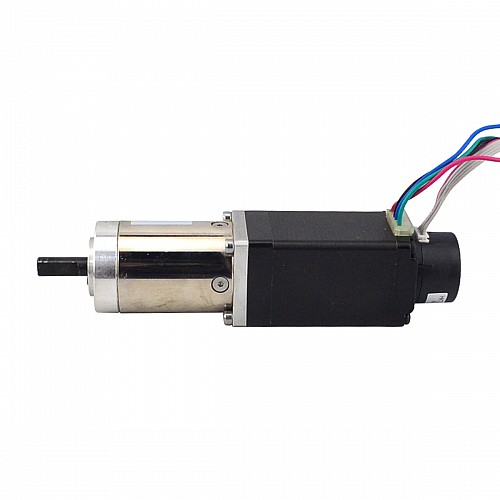 Nema 11 Closed-loop Geared Stepper L=51mm Gear Raio 51:1 Encoder 300PPR - 11HS20-0674D-PG51-E22-300 | StepperOnline CA