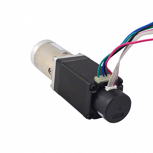 Nema 11 Closed-loop Geared Stepper L=51mm Gear Raio 51:1 Encoder 300PPR - 11HS20-0674D-PG51-E22-300 | StepperOnline CA
