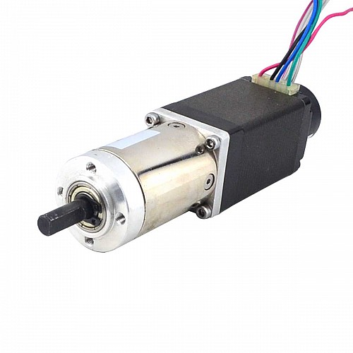 Nema 11 Closed-loop Geared Stepper L=51mm Gear Raio 51:1 Encoder 300PPR - 11HS20-0674D-PG51-E22-300 | StepperOnline CA