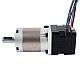 Nema 14 Stepper Motor with High Precision Gearbox Gear Ratio 20:1 & Magnetic Encoder 1000PPR(4000CPR) - 14HS11-1004D-EGS20-AR4 | StepperOnline CA