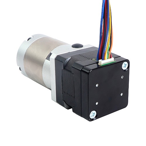 Nema 14 Stepper Motor with High Precision Gearbox Gear Ratio 20:1 & Magnetic Encoder 1000PPR(4000CPR) - 14HS11-1004D-EGS20-AR4 | StepperOnline CA