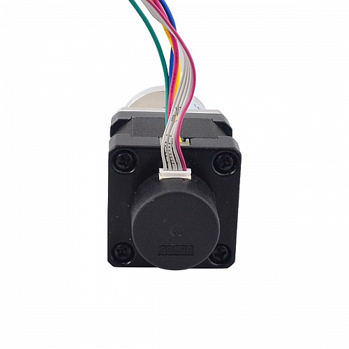 Nema 14 Closed-loop Geared Stepper L=34mm Gear Raio 19:1 Encoder 300CPR - 14HS13-0804D-PG19-E22-300 | StepperOnline CA