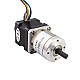 Nema 14 Closed-loop Geared Stepper L=34mm Gear Raio 19:1 Encoder 300CPR - 14HS13-0804D-PG19-E22-300 | StepperOnline CA