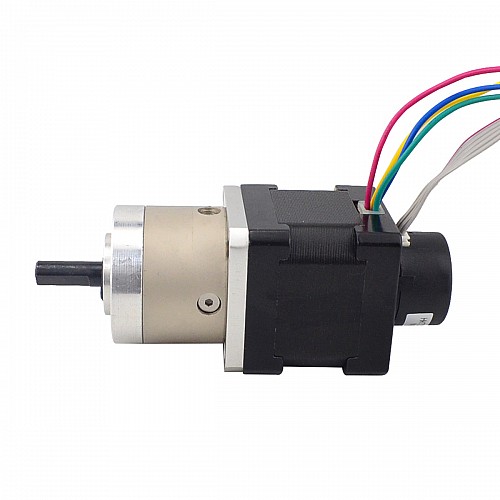 Nema 14 Closed-loop Geared Stepper L=34mm Gear Raio 5:1 Encoder 300PPR - 14HS13-0804D-PG5-E22-300 | StepperOnline CA Nema 14 Closed-loop Geared Stepper L=34mm Gear Raio 5:1 Encoder 300PPR - 14HS13-0804D-PG5-E22-300 | StepperOnline CA