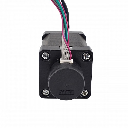 Nema 14 Closed Loop Stepper Motor 40Ncm(56.64oz.in) Encoder 300PPR - 14HS20-1504D-E22-300 | StepperOnline CA