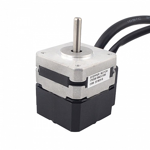 Nema 17 Closed Loop Stepper Motor 13Ncm(18.41oz.in) Encoder 1000PPR(4000CPR) - 17HS08-1004D-E1000 | StepperOnline CA