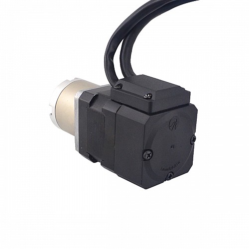 Nema 17 Closed-loop Geared Stepper L=34mm Gear Raio 14:1 Encoder 1000PPR(4000CPR) - 17HS13-0404D-PG14-E1000 | StepperOnline CA