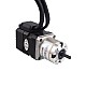 Nema 17 Closed-loop Geared Stepper L=34mm Gear Raio 14:1 Encoder 1000PPR(4000CPR) - 17HS13-0404D-PG14-E1000 | StepperOnline CA