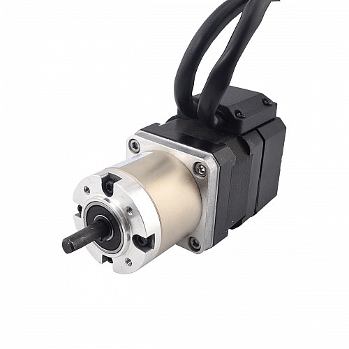 Nema 17 Closed-loop Geared Stepper L=34mm Gear Raio 27:1 Encoder 1000PPR(4000CPR) - 17HS13-0404D-PG27-E1000 | StepperOnline CA