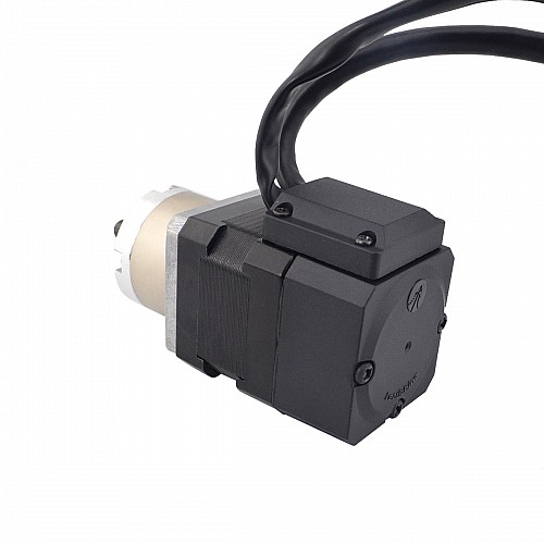 Nema 17 Closed-loop Geared Stepper L=34mm Gear Raio 5:1 Encoder 1000PPR(4000CPR) - 17HS13-0404D-PG5-E1000 | StepperOnline CA