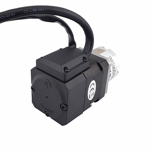 Nema 17 Closed-loop Geared Stepper L=34mm Gear Raio 5:1 Encoder 1000PPR(4000CPR) - 17HS13-0404D-PG5-E1000 | StepperOnline CA