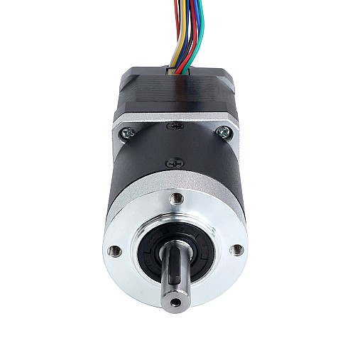 Nema 17 Stepper Motor with Gearbox Gear Ratio 50:1 & Magnetic Encoder 1000PPR(4000CPR) - 17HS15-1684D-HG50-AR4 | StepperOnline CA