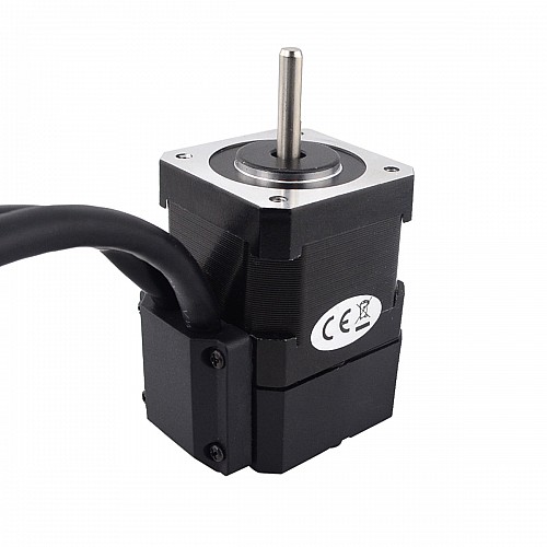 Nema 17 Closed Loop Stepper Motor 45Ncm(63.7oz.in) Encoder 1000PPR(4000CPR) - 17HS16-2004D-E1000 | StepperOnline CA