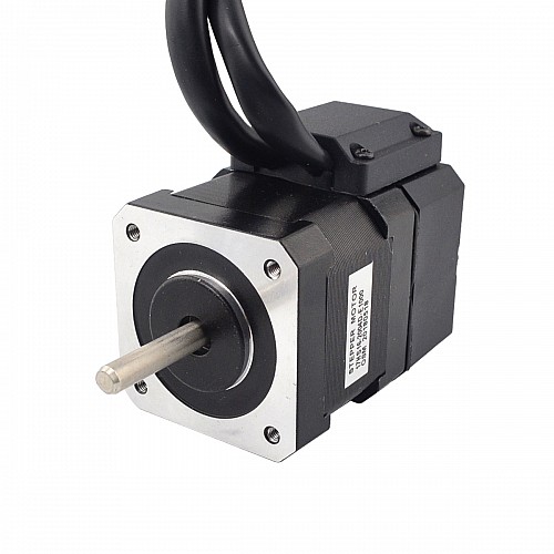 Nema 17 Closed Loop Stepper Motor 45Ncm(63.7oz.in) Encoder 1000PPR(4000CPR) - 17HS16-2004D-E1000 | StepperOnline CA