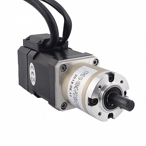 Nema 17 Closed-loop Geared Stepper L=48mm Gear Raio 100:1 Encoder 1000PPR(4000CPR) - 17HS19-1684D-PG100-E1000 | StepperOnline CA