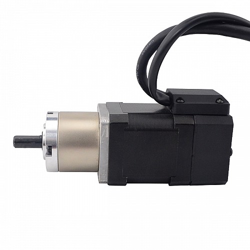 Nema 17 Closed-loop Geared Stepper L=48mm Gear Raio 27:1 Encoder 1000PPR(4000CPR) - 17HS19-1684D-PG27-E1000 | StepperOnline CA