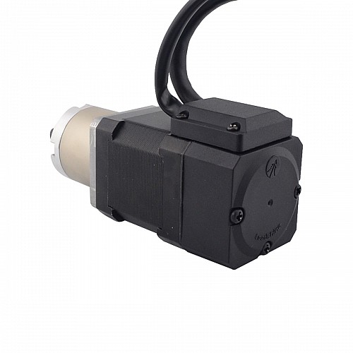 Nema 17 Closed-loop Geared Stepper L=48mm Gear Raio 27:1 Encoder 1000PPR(4000CPR) - 17HS19-1684D-PG27-E1000 | StepperOnline CA