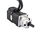 Nema 17 Closed-loop Geared Stepper L=48mm Gear Raio 5:1 Encoder 1000PPR(4000CPR) - 17HS19-1684D-PG5-E1000 | StepperOnline CA