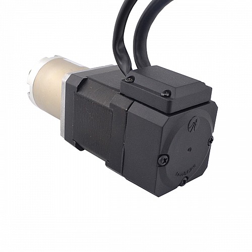 Nema 17 Closed-loop Geared Stepper L=48mm Gear Raio 51:1 Encoder 1000PPR(4000CPR) - 17HS19-1684D-PG51-E1000 | StepperOnline CA
