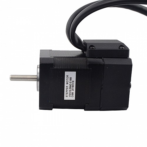 Nema 17 Closed Loop Stepper Motor 59Ncm(83.55oz.in) w/ Encoder 1000PPR(4000CPR) - 17HS19-2004D-E1000 | StepperOnline CA