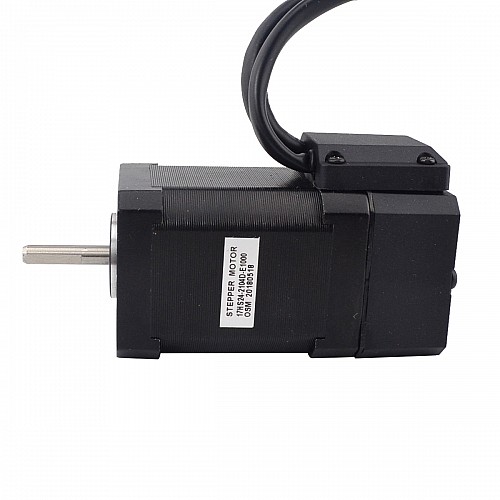 Nema 17 Closed Loop Stepper Motor 65Ncm(92.05oz.in) Encoder 1000PPR(4000CPR) - 17HS24-2104D-E1000 | StepperOnline CA
