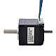 Dual Shaft Nema 11 Bipolar 1.8deg 7Ncm(9.91oz.in) 0.67A 28x28x31.5mm 4 Wires - 11HS12-0674D | StepperOnline CA Dual Shaft Nema 11 Bipolar 1.8deg 7Ncm(9.91oz.in) 0.67A 28x28x31.5mm 4 Wires - 11HS12-0674D | StepperOnline CA