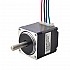 Dual Shaft Nema 11 Bipolar 1.8deg 7Ncm(9.91oz.in) 0.67A 28x28x31.5mm 4 Wires