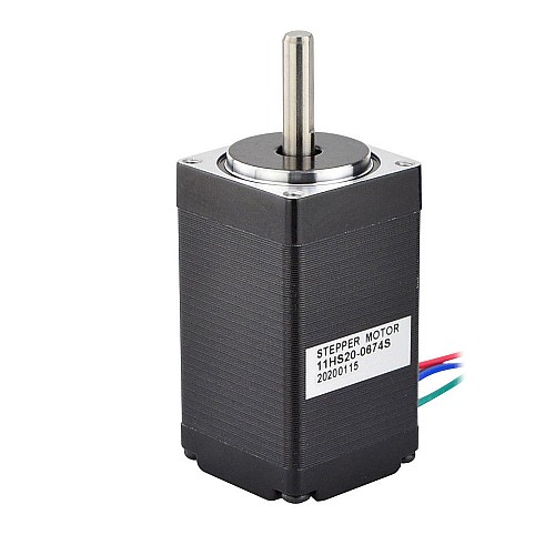 Nema 11 Bipolar 1.8deg 12Ncm(16.99oz.in) 0.67A 28x28x51mm 4 Wires - 11HS20-0674S | StepperOnline CA
