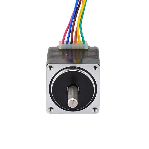 Dual Shaft Nema 11 Unipolar 1.8deg 4.3Ncm(6.1oz.in) 0.95A 28x28x31.5mm 6 Wires - 11HS12-0956D | StepperOnline CA