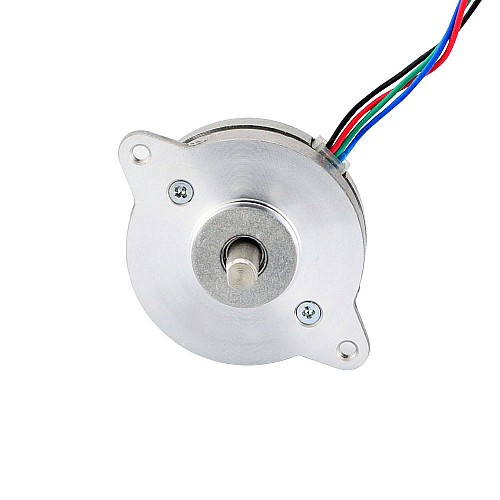 Round Nema 14 Bipolar 0.9deg 5Ncm(7.08oz.in) 0.5A Φ36x12.5mm 4 Wires - 14HR05-0504S | StepperOnline CA