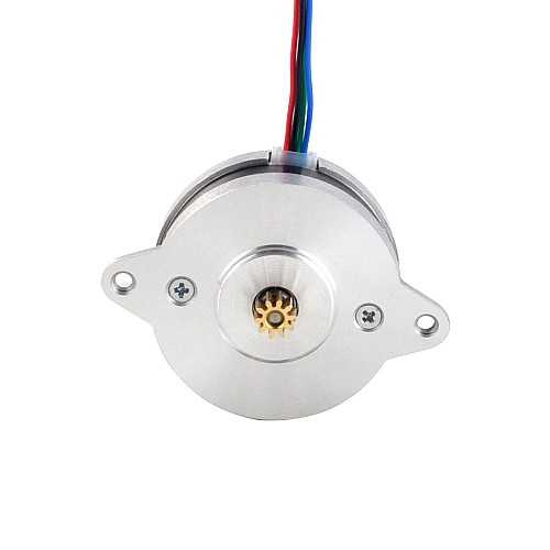 Round Nema 14 Bipolar 0.9deg 9Ncm(12.75oz.in) 1.0A Φ36x17.5mm 4 Wires for Voron Stealthburner - 14HR07-1004VRN | StepperOnline CA