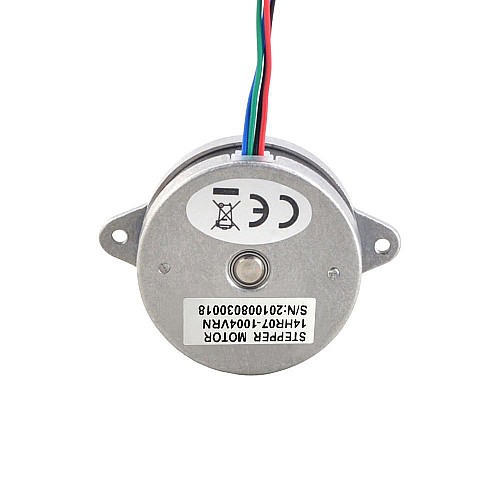 Round Nema 14 Bipolar 0.9deg 9Ncm(12.75oz.in) 1.0A Φ36x17.5mm 4 Wires for Voron Stealthburner - 14HR07-1004VRN | StepperOnline CA