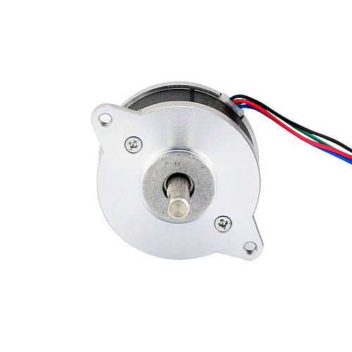 Round Nema 14 Bipolar 0.9deg 8Ncm(11.33oz.in) 0.65A Φ36x19.6mm 4 Wires - 14HR08-0654S | StepperOnline CA