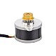 Round Nema 14 0.9deg 9.5Ncm(13.5oz.in) 0.43A Φ36x21.5mm w/ pulley - 14HR09-0434S-C1 | StepperOnline CA Round Nema 14 0.9deg 9.5Ncm(13.5oz.in) 0.43A Φ36x21.5mm w/ pulley - 14HR09-0434S-C1 | StepperOnline CA