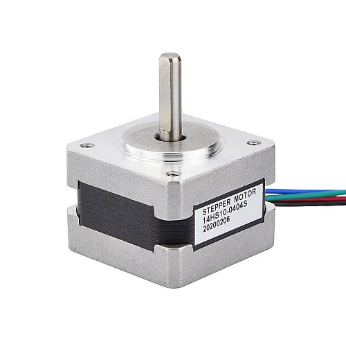 Nema 14 Bipolar 1.8deg 14Ncm(20oz.in) 0.4A 35x35x26mm 4 Wires - 14HS10-0404S | StepperOnline CA