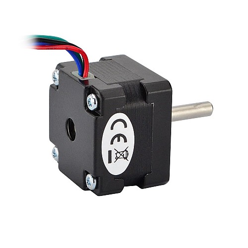 Nema 14 Bipolar 1.8deg 12.5Ncm(17.7oz.in) 1.0A 35x35x28mm 4 Wires - 14HS11-1004S | StepperOnline CA