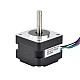 Nema 14 Bipolar 1.8deg 12.5Ncm(17.7oz.in) 1.0A 35x35x28mm 4 Wires - 14HS11-1004S | StepperOnline CA