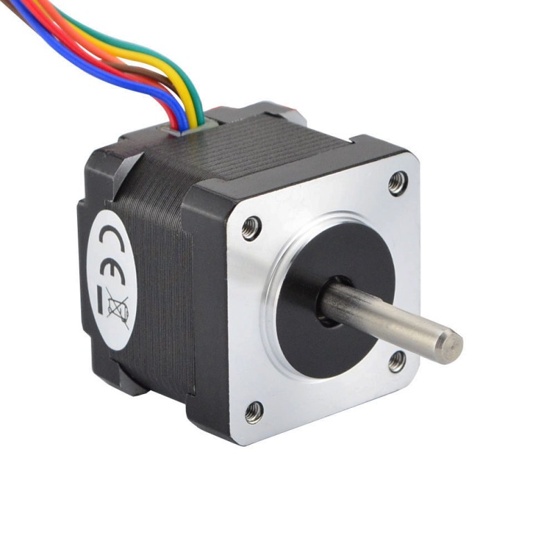 Nema 14 Unipolar 1.8deg 10Ncm(14.16oz.in) 0.4A 35x35x34mm 6 Wires - 14HS13-0406S | StepperOnline CA