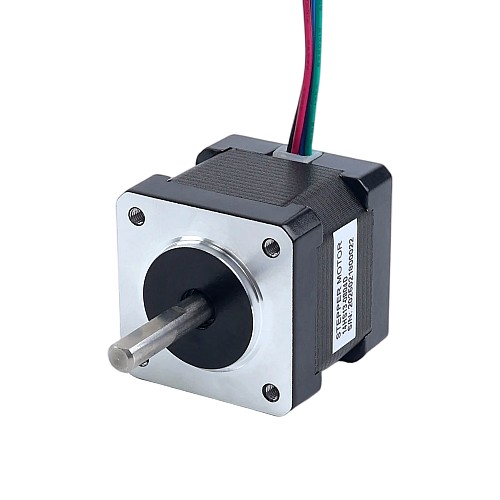 Dual Shaft Nema 14 1.8deg 18Ncm(25.5oz.in) 0.8A  35.2x35.2x34mm 4 Wires - 14HS13-0804D | StepperOnline CA