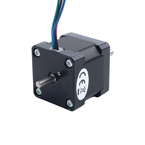 Dual Shaft Nema 14 1.8deg 18Ncm(25.5oz.in) 0.8A  35.2x35.2x34mm 4 Wires - 14HS13-0804D | StepperOnline CA