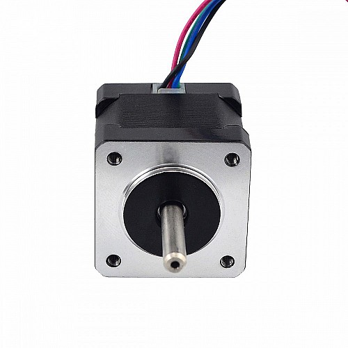 Dual Shaft Nema 14 1.8deg 18Ncm(25.5oz.in) 0.8A  35.2x35.2x34mm 4 Wires - 14HS13-0804D | StepperOnline CA