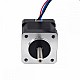 Dual Shaft Nema 14 1.8deg 18Ncm(25.5oz.in) 0.8A  35.2x35.2x34mm 4 Wires - 14HS13-0804D | StepperOnline CA