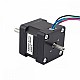Dual Shaft Nema 14 1.8deg 18Ncm(25.5oz.in) 0.8A  35.2x35.2x34mm 4 Wires - 14HS13-0804D | StepperOnline CA