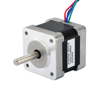 Nema 14 Bipolar 1.8deg 18Ncm(25.5oz.in) 0.8A 35x35x34.8mm 4 Wires