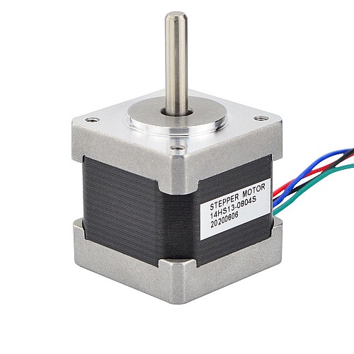 Nema 14 Bipolar 1.8deg 18Ncm(25.5oz.in) 0.8A 35x35x34mm 4 Wires - 14HS13-0804S | StepperOnline CA